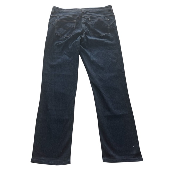 (LTS) Long Tall Sally Blue Denim Jeans Flare Jeans Size 14 - Picture 2 of 8